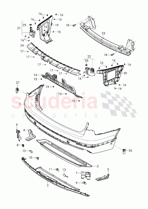 Part Diagram for Bentley 36A 907 114 B