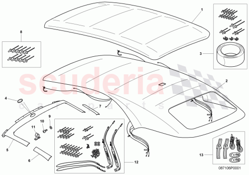 Part Diagram for Bentley 3W7871057A