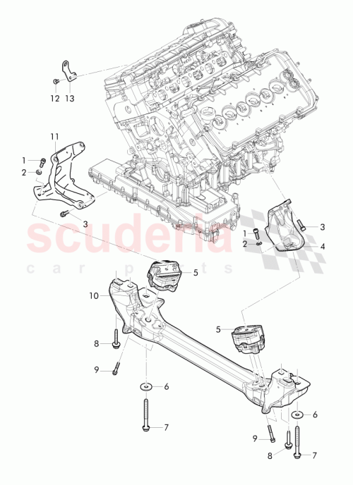 Part Diagram for Bentley 3W0 199 308 J