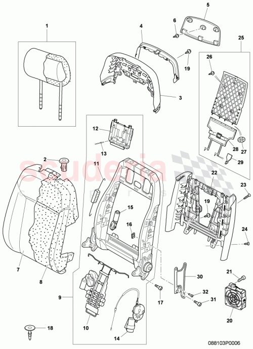 Part Diagram for Bentley 3W5881972A
