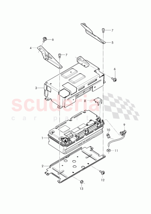 Part Diagram for Bentley 4M0915399L