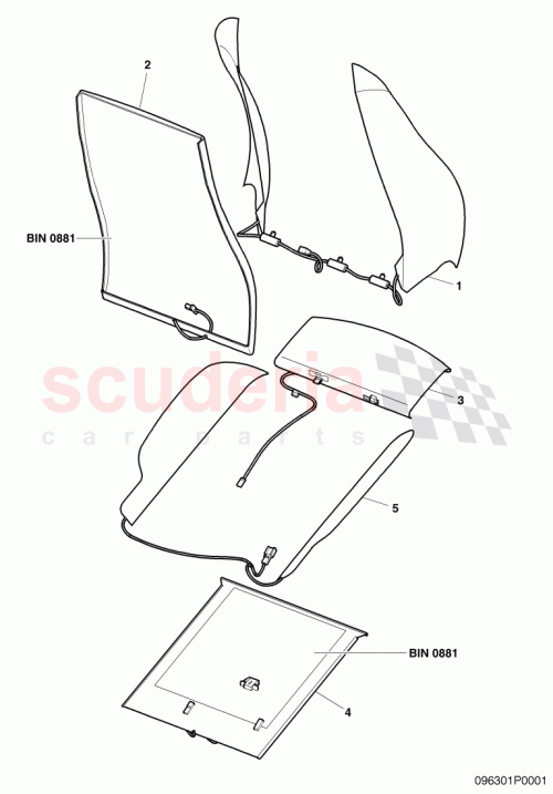 Part Diagram for Bentley 3W0963552F