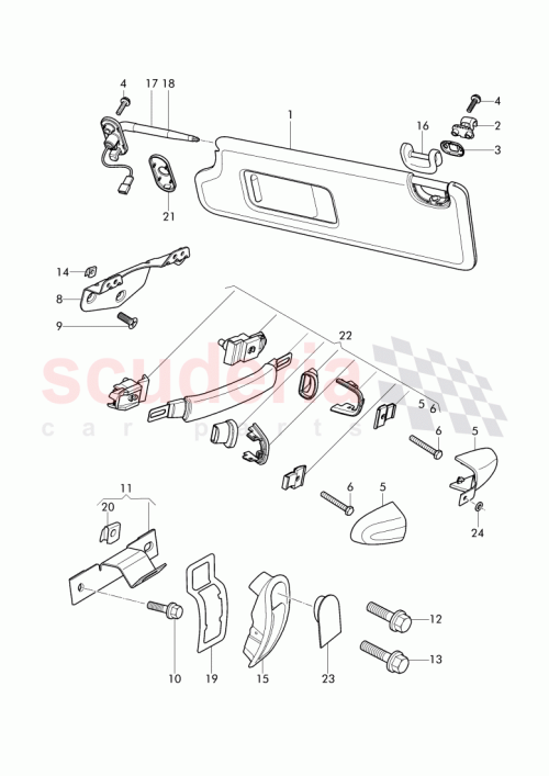 Part Diagram for Bentley 3W0 857 552 AB