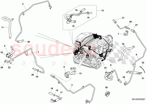 Part Diagram for Bentley 3W0612925AR