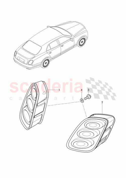 Part Diagram for Bentley 3Y0 945 096 AE