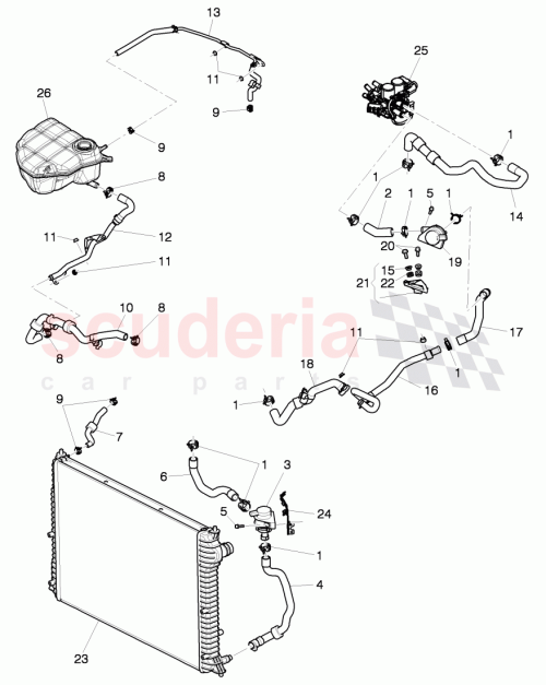 Part Diagram for Bentley 3W0121065AP