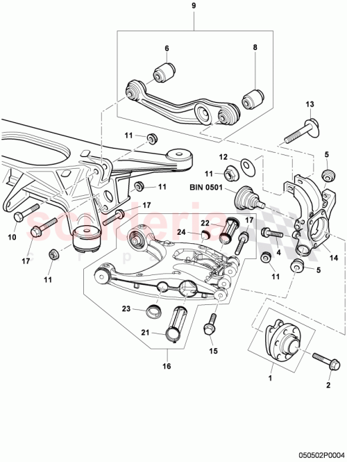 Part Diagram for Bentley 3W7511531B