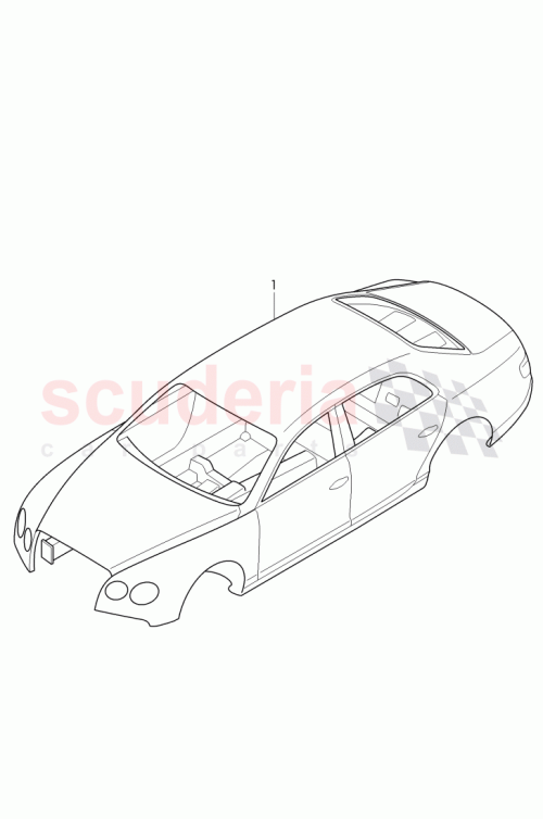 Part Diagram for Bentley 4W0 800 401 B