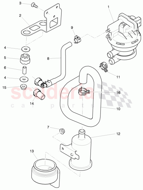 Part Diagram for Bentley 3Y0201260A