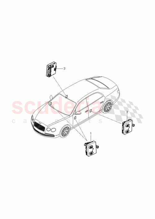 Part Diagram for Bentley 4W0 959 794 C