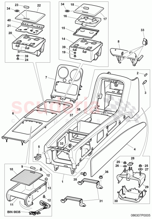 Part Diagram for Bentley 3W2863911B