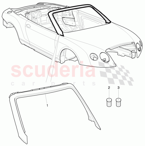 Part Diagram for Bentley 3W7 817 273 J