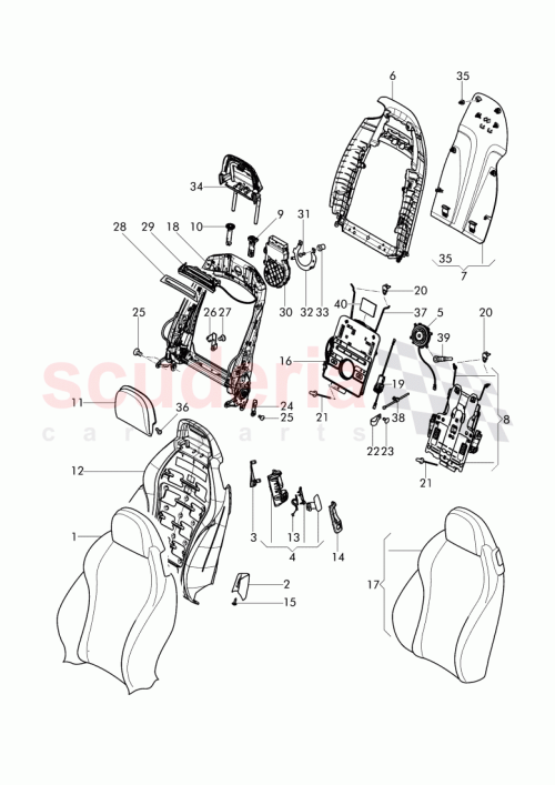 Part Diagram for Bentley 3W7 881 806 J