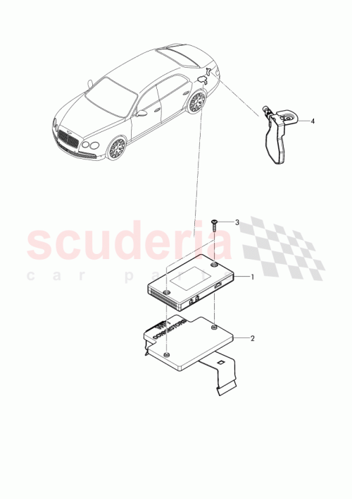 Part Diagram for Bentley 3W0 051 707 A