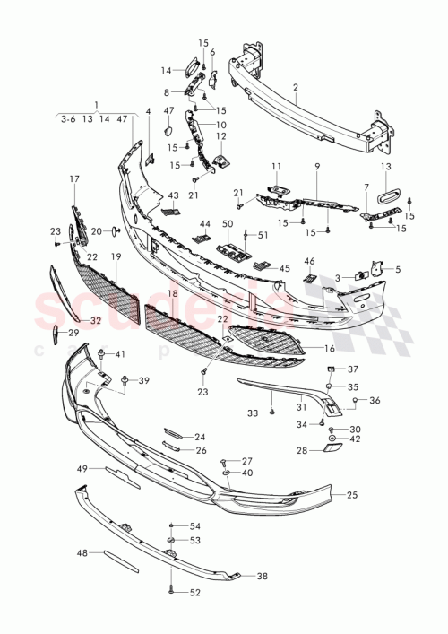 Part Diagram for Bentley 3W3 807 292