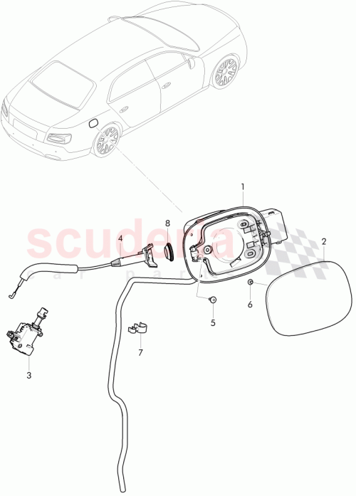 Part Diagram for Bentley N10660302