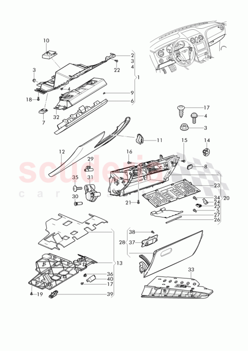 Part Diagram for Bentley 3W1 819 660 C