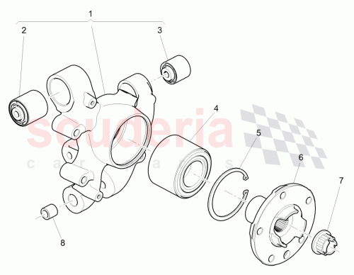 Part Diagram for Bentley 3Y0505432B