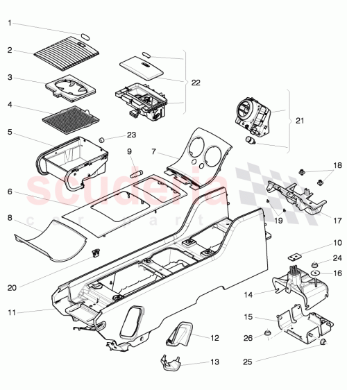 Part Diagram for Bentley 3W8 863 567 B