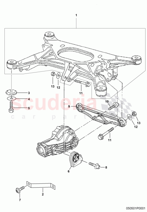 Part Diagram for Bentley 3W0 505 235