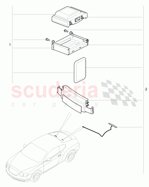 Part Diagram for Bentley JNV 980 120 A