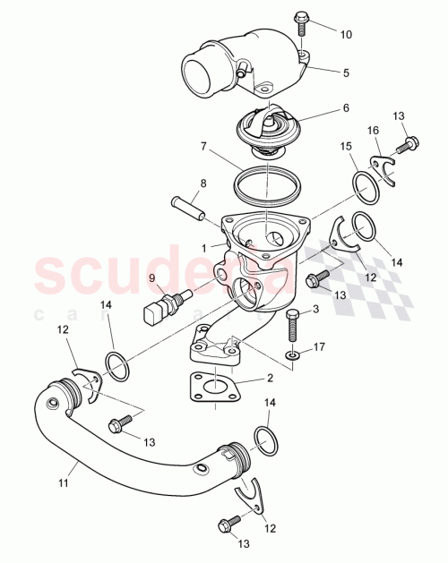 Part Diagram for Bentley 069 121 113