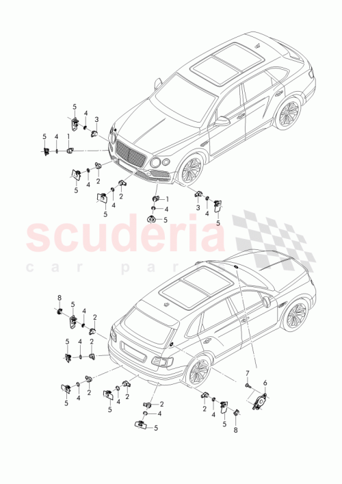 Part Diagram for Bentley 5Q09191339B9