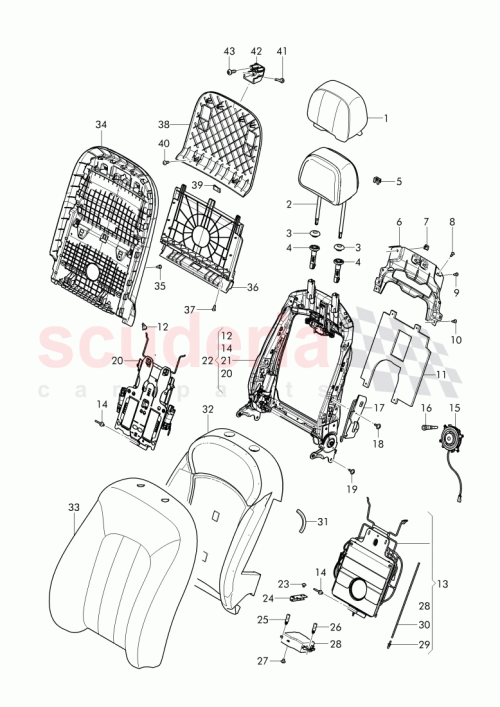 Part Diagram for Bentley 3Y5 881 173 A