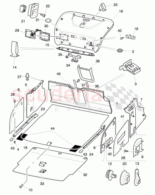 Part Diagram for Bentley 3W5867714S