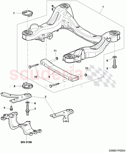Part Diagram for Bentley N90975302