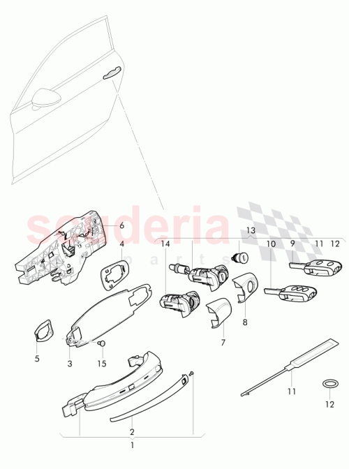 Part Diagram for Bentley 4W2 837 886 C