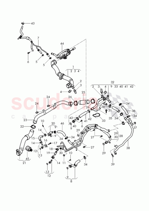 Part Diagram for Bentley 07C 121 486 T