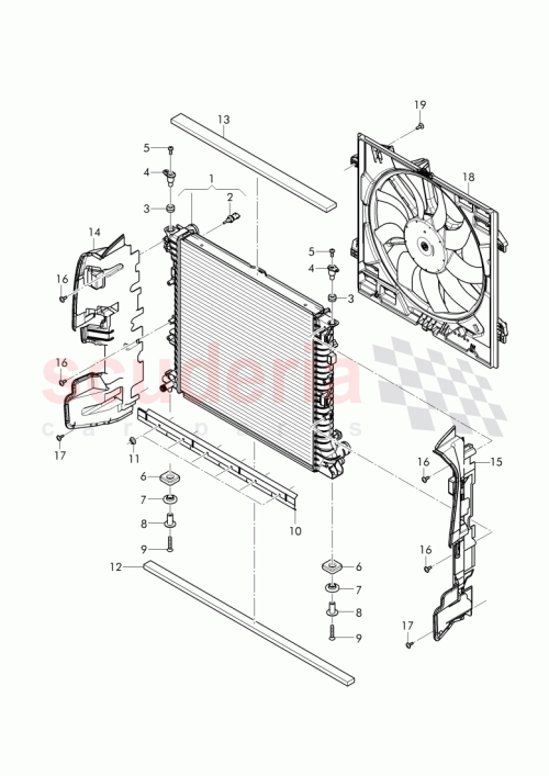 Part Diagram for Bentley 3Y0 121 287 A