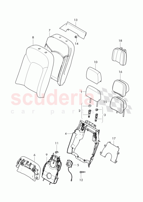 Part Diagram for Bentley 3Y5 886 807 Q