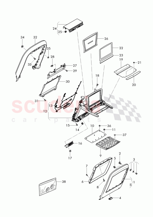 Part Diagram for Bentley 3Y0 882 943