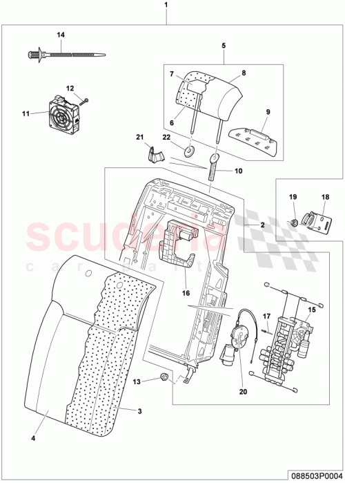 Part Diagram for Bentley 3W5885806J