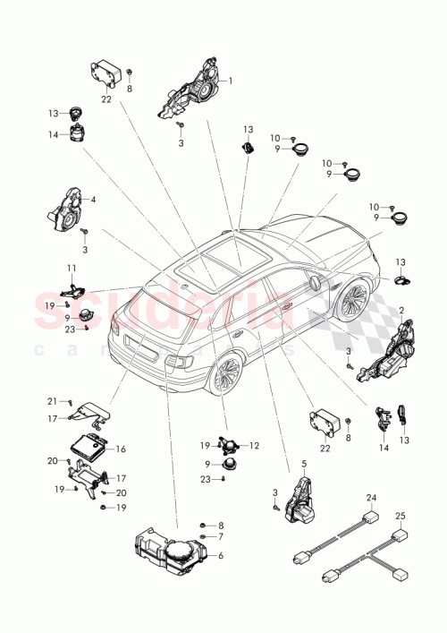 Part Diagram for Bentley 36A 035 301 A