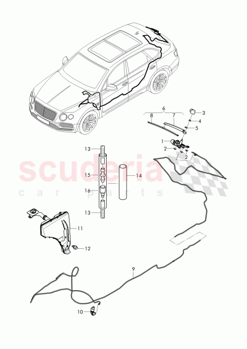 Part Diagram for Bentley N01508315
