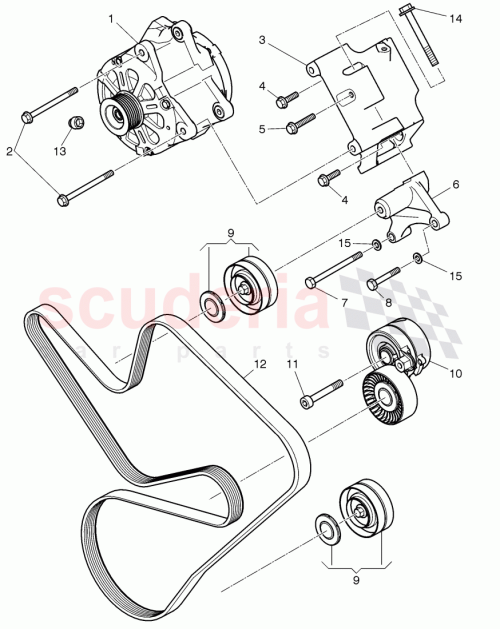 Part Diagram for Bentley 07V903103