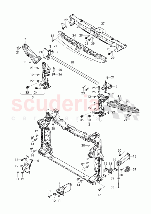 Part Diagram for Bentley 8H0806221