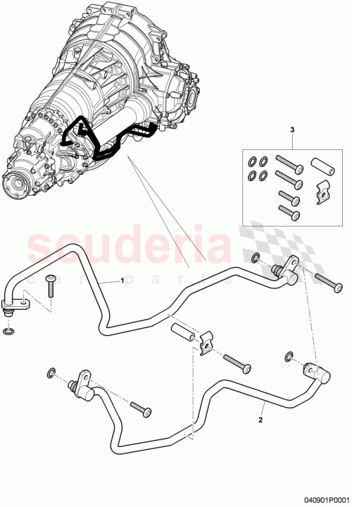 Part Diagram for Bentley 3W0317812