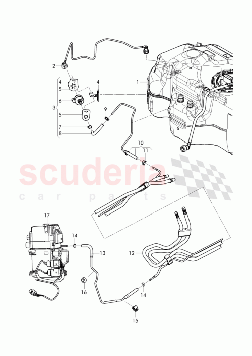 Part Diagram for Bentley 4M0 261 238 B