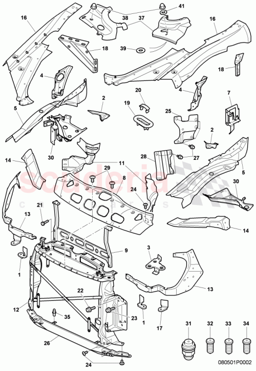 Part Diagram for Bentley 3W0 805 155 AJ