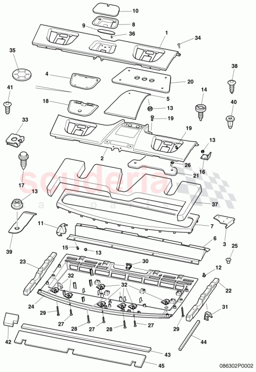 Part Diagram for Bentley 3W5863983C