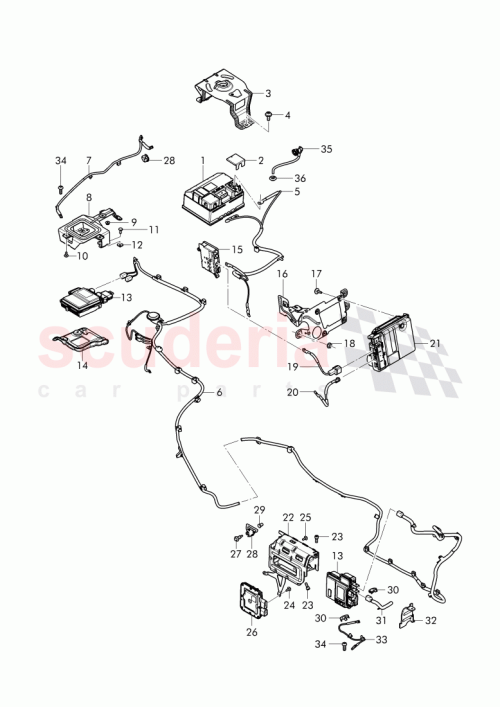 Part Diagram for Bentley 4M0 907 349 C