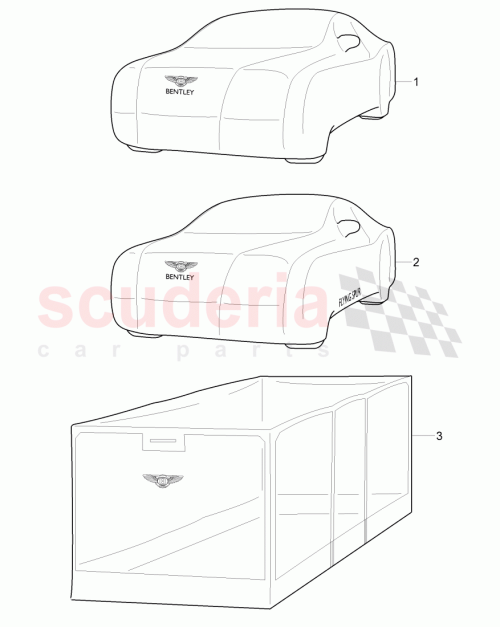 Part Diagram for Bentley 3W5 861 985 E