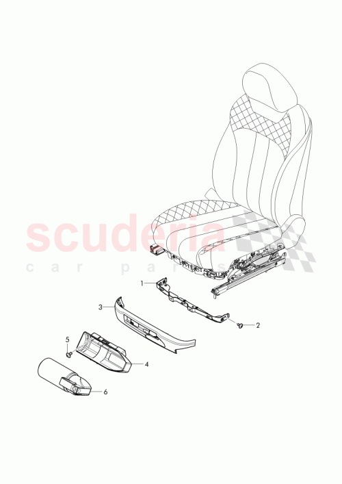 Part Diagram for Bentley 1K0 882 607 A