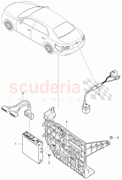 Part Diagram for Bentley 3Y0807731C