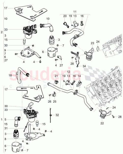 Part Diagram for Bentley 3W0131149N