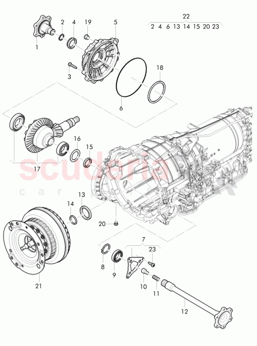 Part Diagram for Bentley 0CU 409 355